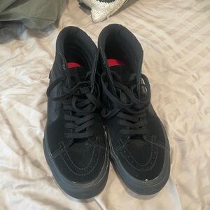 Vans black high tops